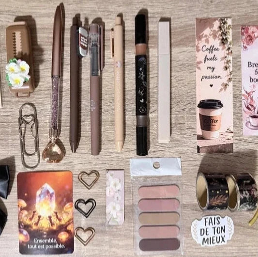 Coffret Bundle Café – Papeterie, lecture & moments cosy